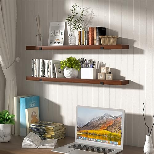 Floating Shelf for Wall Mounted Book Shelf Hanging Shelves Floating Bookshelf for Bedroom
