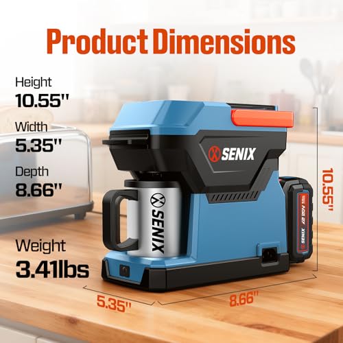 Portable Coffee Maker with 5000mAh Battery