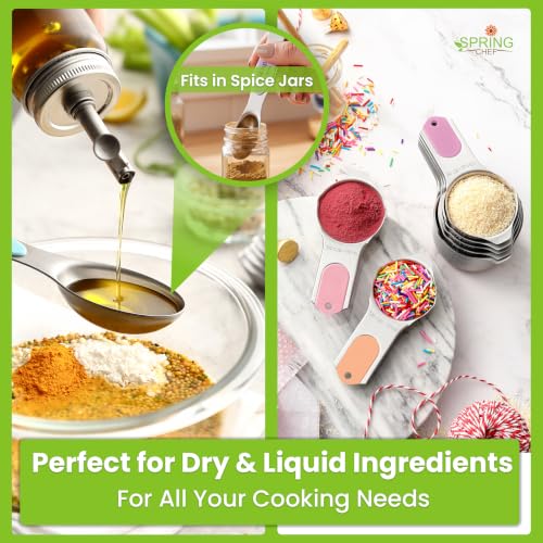 Magnetic Measuring Cups & Spoons Set of 15 w