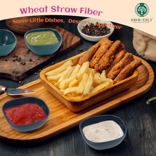 Wheat Straw Dipping Bowls Set of 6