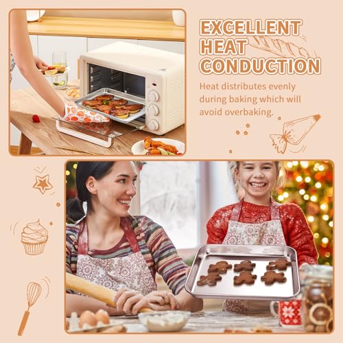 Stainless Steel Baking Sheet Pan Set of 2