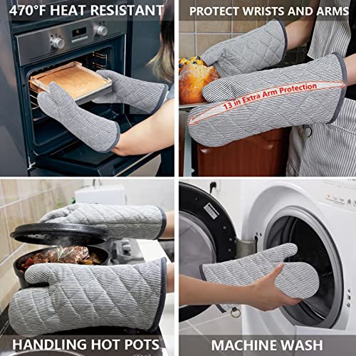 Yarn Dyed Oven Mitts 1 Pair (2 Count)