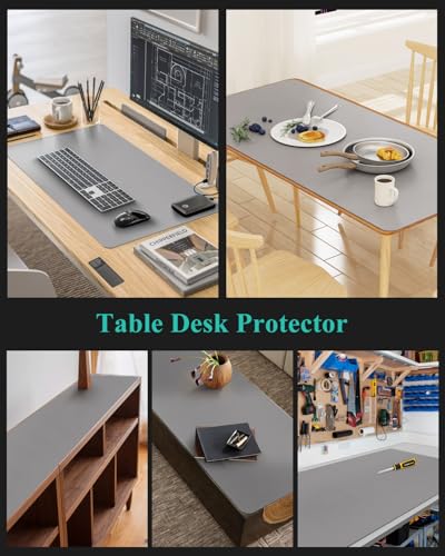 Light Gray Plastic Table Cover Protector