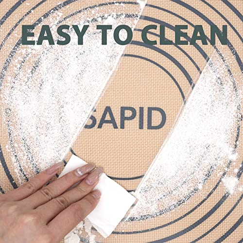 Thick Silicone Pastry Mat Baking Dough Rolling Extra Large 20" x 28"