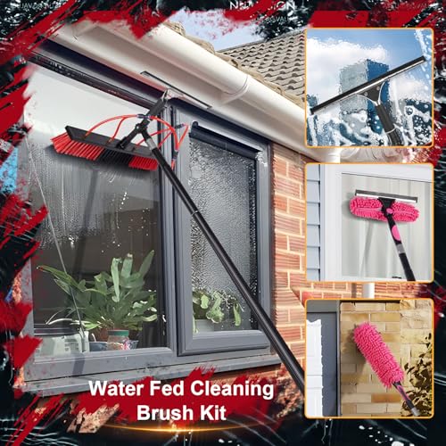 26ft Long Reach Solar Panel Cleaning Kit