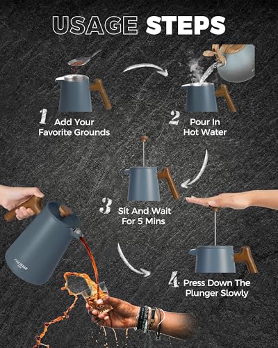 POLIVIAR French Press Coffee Maker