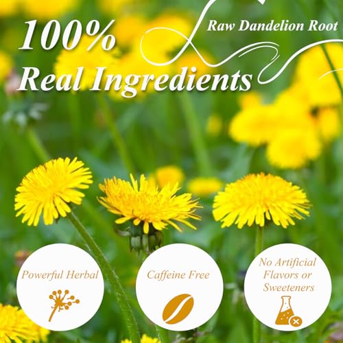 Raw Dandelion Root Tea Bags 100 Count
