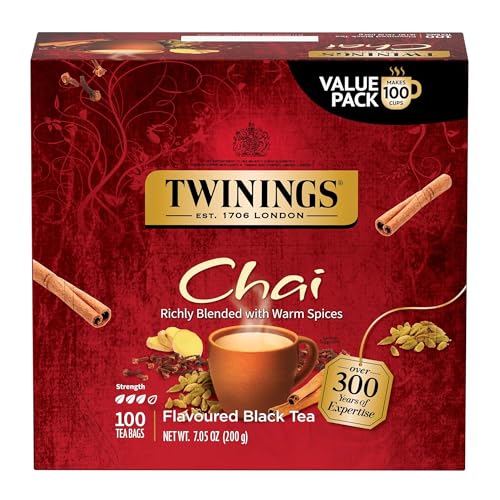 Chai Black Tea Individually Wrapped Bags (100 Count)