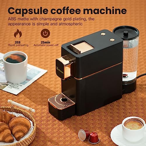 Mini Espresso Coffee Machine for Capsules Compatible with Nespresso OriginalL Machine