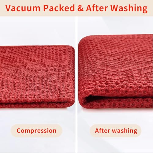 100% Cotton Waffle Weave Kitchen Dish Cloths 24 (24 Count)