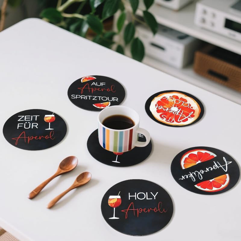Wood Coasters Set of 6 (6 Count)