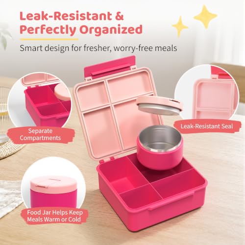 Bento Lunch Box with 8oz Soup Thermo