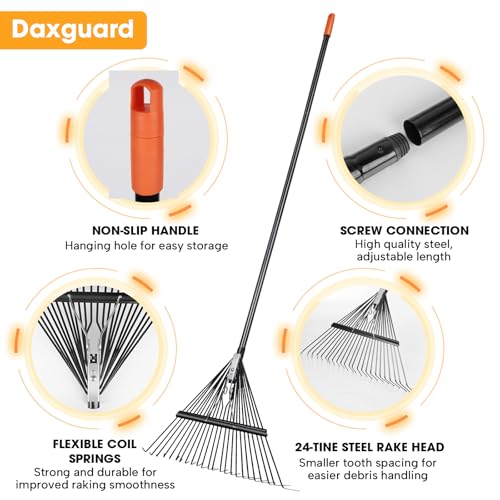 Heavy Duty Metal Leaf Rake