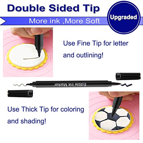 Black Food Coloring Markers (3 Count)