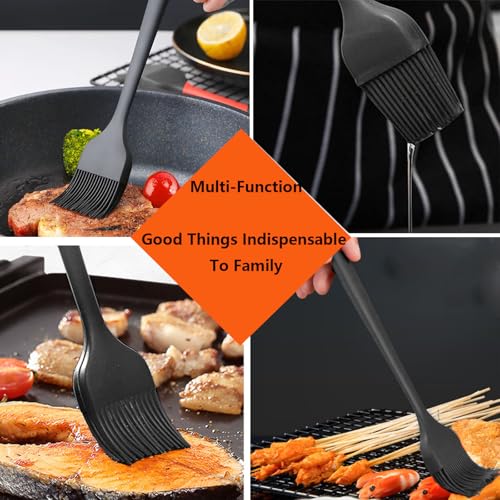 Adjustable Rolling Pin 3 Set and Silicone Baking Pastry Mat Silicone Bush Set