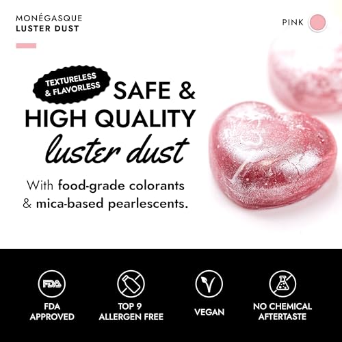 Pink Edible Glitter for Drinks & Cakes
