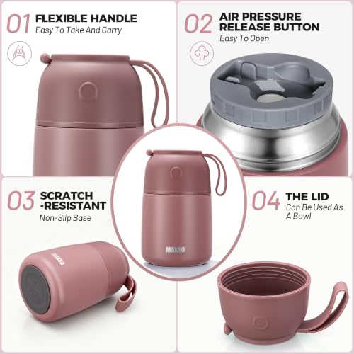 Insulated Thermo Food Jar for Hot & Cold Food for Adult