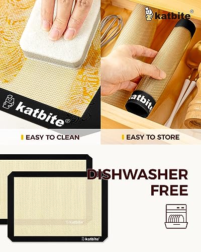 Silicone Baking Mat Set of 3 Black
