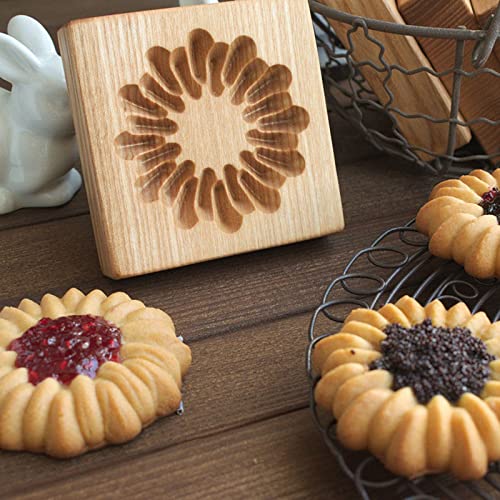 Wooden Cookie Biscuit Mold