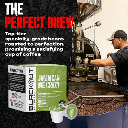 Blackout Coffee Jamaican Me Crazy Flavored Coffee Pods (18 Count)