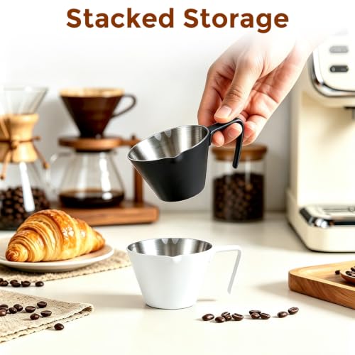 4 Pc Stainless Steel Espresso Shot Cups (4 Count)