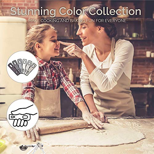 22 Piece Stainless Steel Measuring Cups and Spoons Set