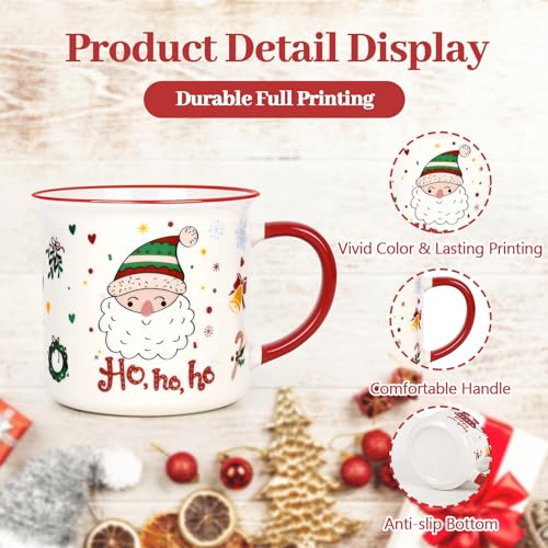 Christmas Mugs Set of 4 (4 Count)