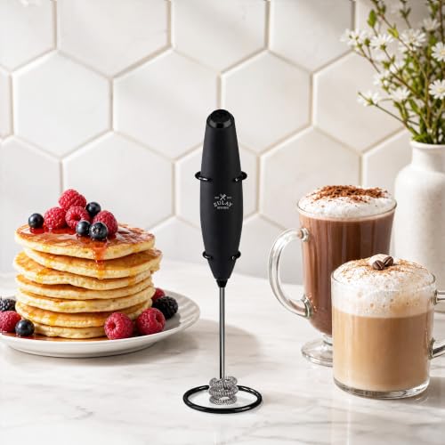 Powerful Milk Frother Wand With Duracell Batteries