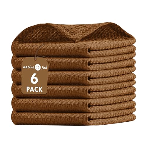 6 Pack Waffle Dish Cloths (6 Count)