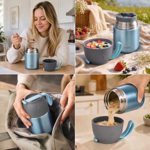 Insulated Thermo Food Jar for Hot & Cold Food for Kids Adult