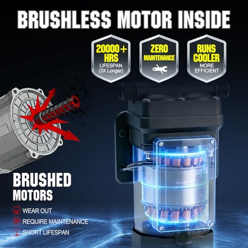 110V Brushless Water Booster Transfer Pump
