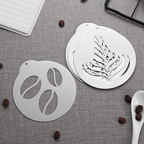 5Pcs Stainless Decorating Stencils