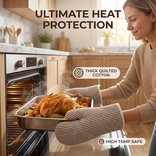 4Pcs Oven Mitts and Pot Holders (4 Count)