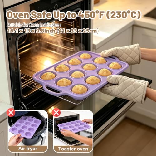 Silicone Muffin Pan Set (2 Count)