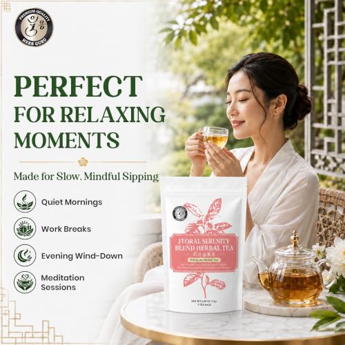 Stress Relief & Relaxation Traditional Chinese Herbal Tea for Modern Wellness