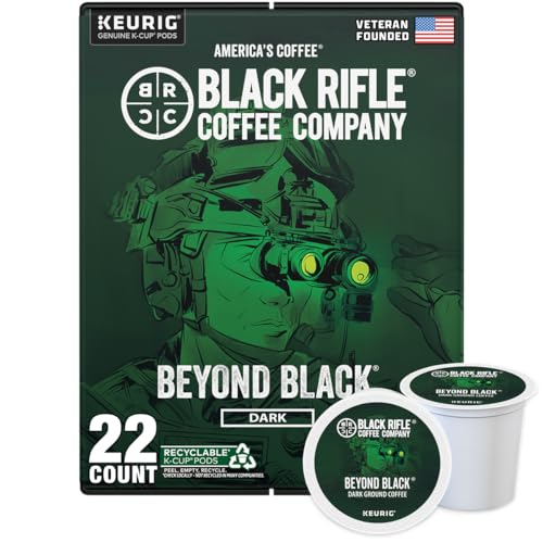 Black Rifle Coffee Dark Roast K Cup Coffee Beyond Black 22 Count