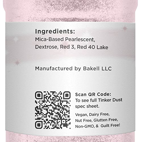 Soft Pink Edible Glitter