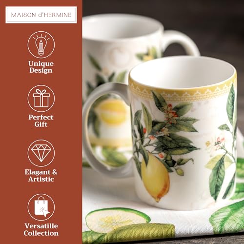 Coffee Mug with Handles Tea Cups (2 Count)