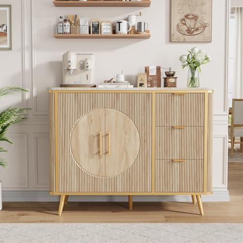 47.3" Modern Buffet Cabinet with Storage