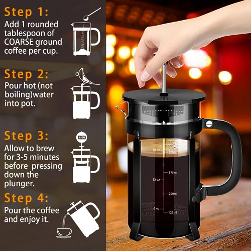 French Press Coffee Maker 304 Stainless Steel Coffee Press