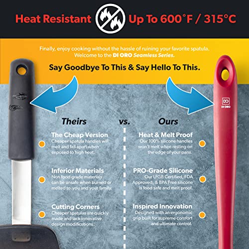 DI ORO Silicone Slotted Spoon