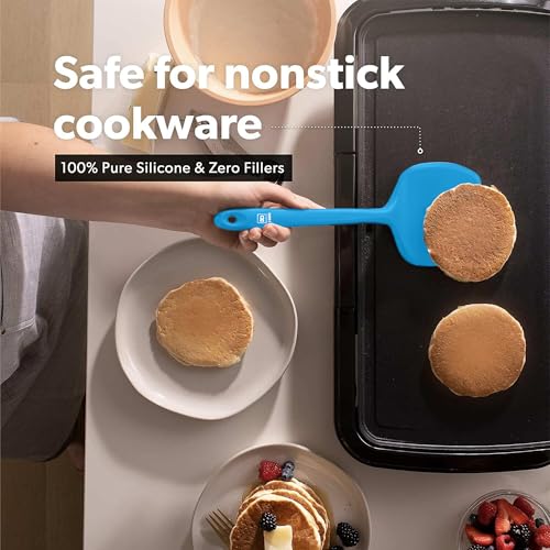 DI ORO Silicone Turner Spatula Set (4 Count)