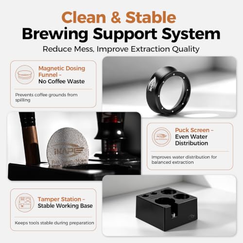 58mm Black Espresso Tool Set 8 IN 1