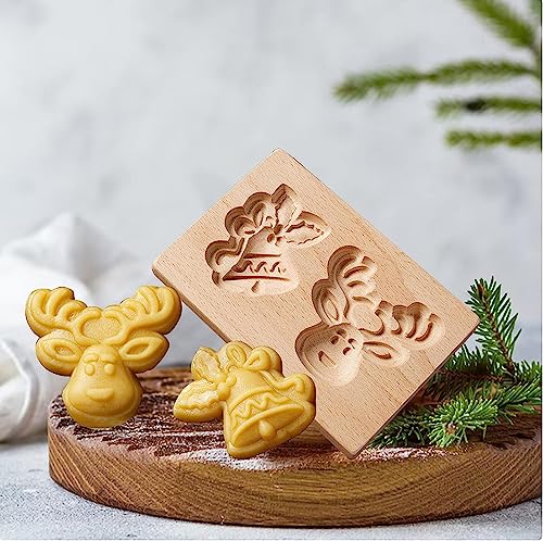Wooden Cookie Biscuit Mold