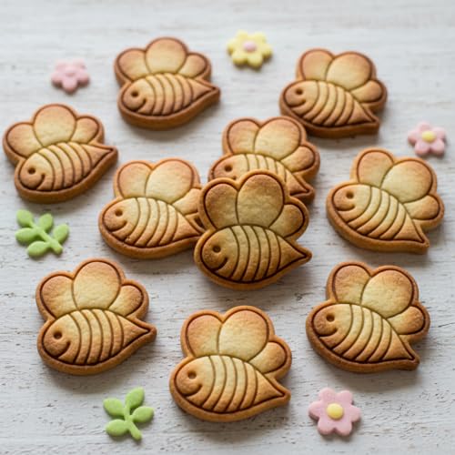 Bee Happy Mini 2" Cookie Cutter & Stamp Set