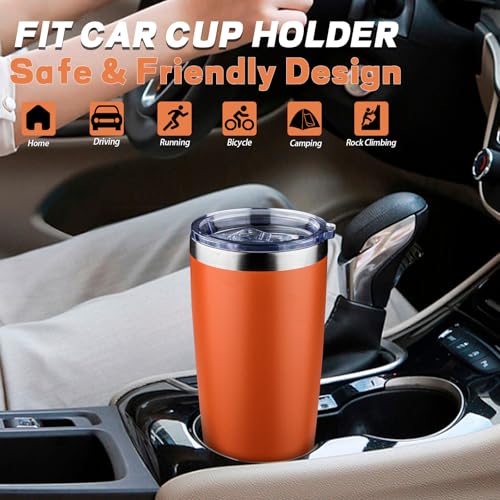 20 oz Tumbler with Lids and Straws