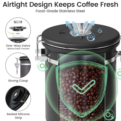 Coffee Canister with Window