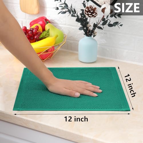 100% Cotton Waffle Weave Kitchen Dish Cloths 8 (8 Count)