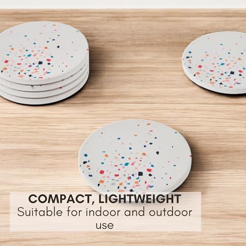 Terrazzo Coasters Set of 6 (6 Count)