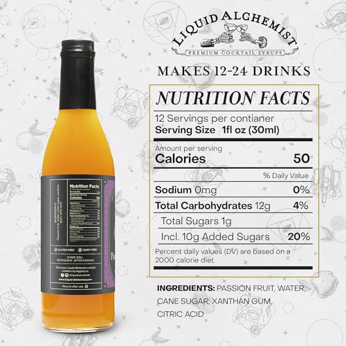 Passion Fruit Syrup for Cocktails (12.7 Fl Oz)